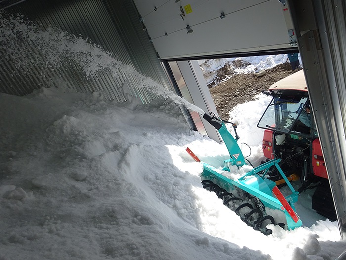 ブルボン魚沼工場雪室施設